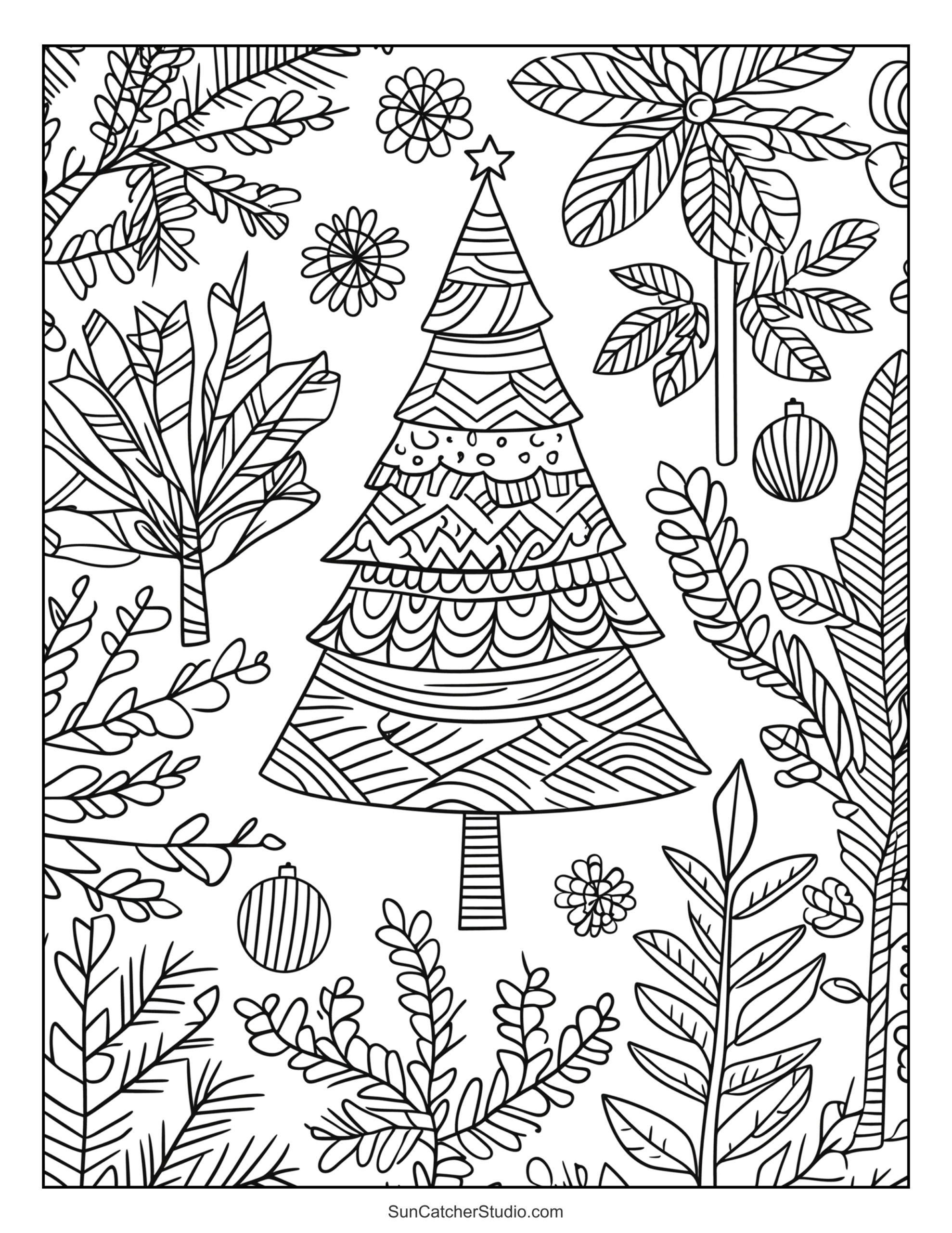 printable christmas tree coloring pages and sheets free christmas tree color worksheets scaled Printable Christmas Tree Coloring Pages And Sheets – Free | Christmas Tree Color Worksheets