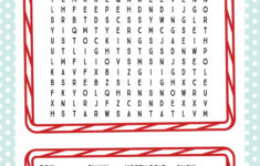 Printable Christmas Word Search – Fun Loving Families | Free Christmas Word Search Worksheets