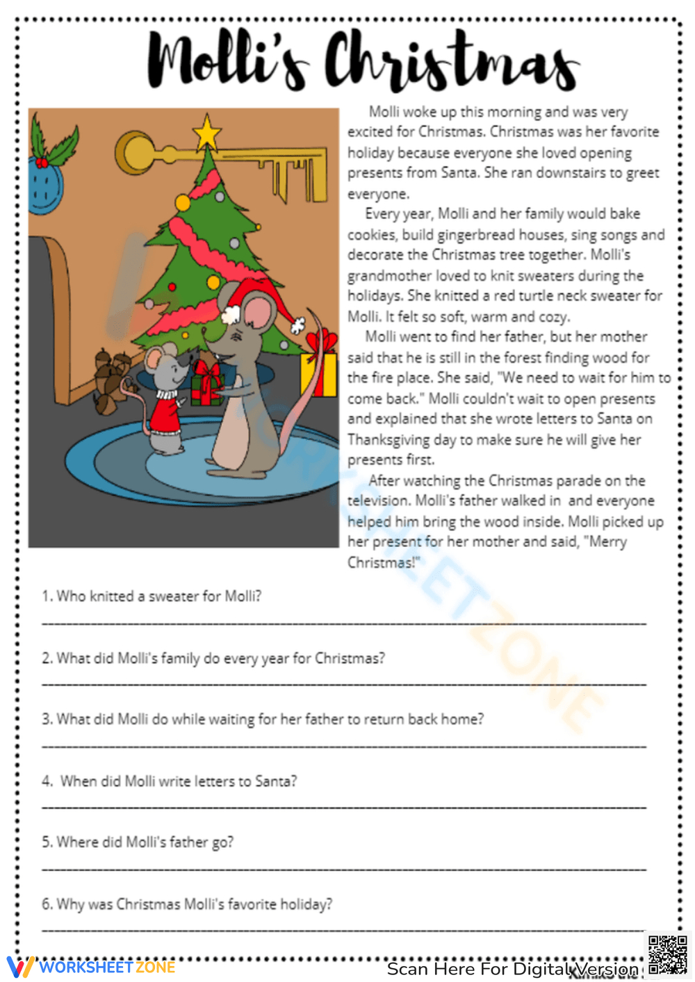 printable christmas worksheets free christmas reading comprehension worksheets for 3rd grade Printable Christmas Worksheets | Free Christmas Reading Comprehension Worksheets For 3rd Grade