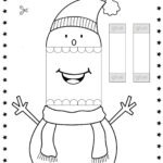 Printable Paper Snowman Christmas Puppet – Festive Diy Craft For | Cut and Paste Christmas Worksheets For Kindergarten