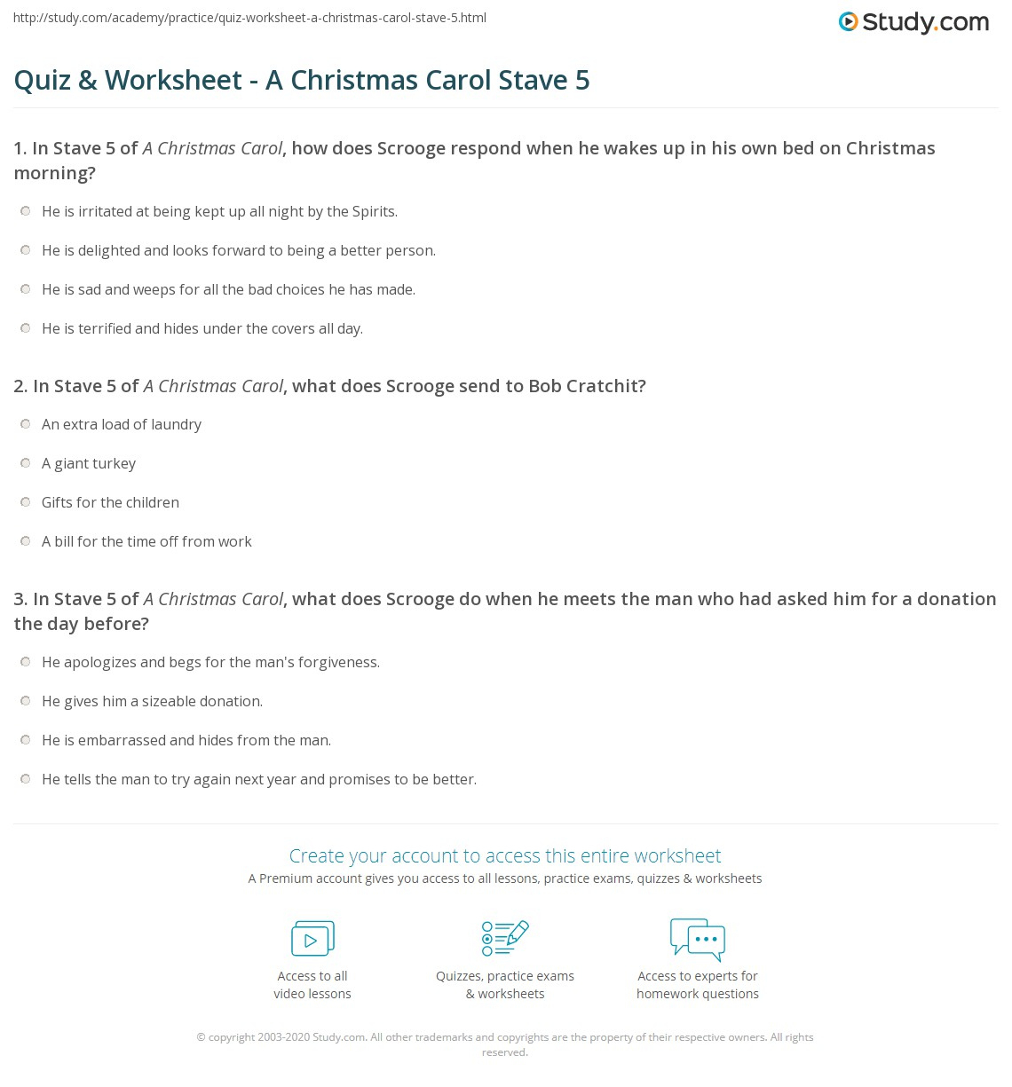quiz worksheet a christmas carol stave 5 study a christmas carol worksheets answer key Quiz & Worksheet - A Christmas Carol Stave 5 | Study | A Christmas Carol Worksheets Answer Key