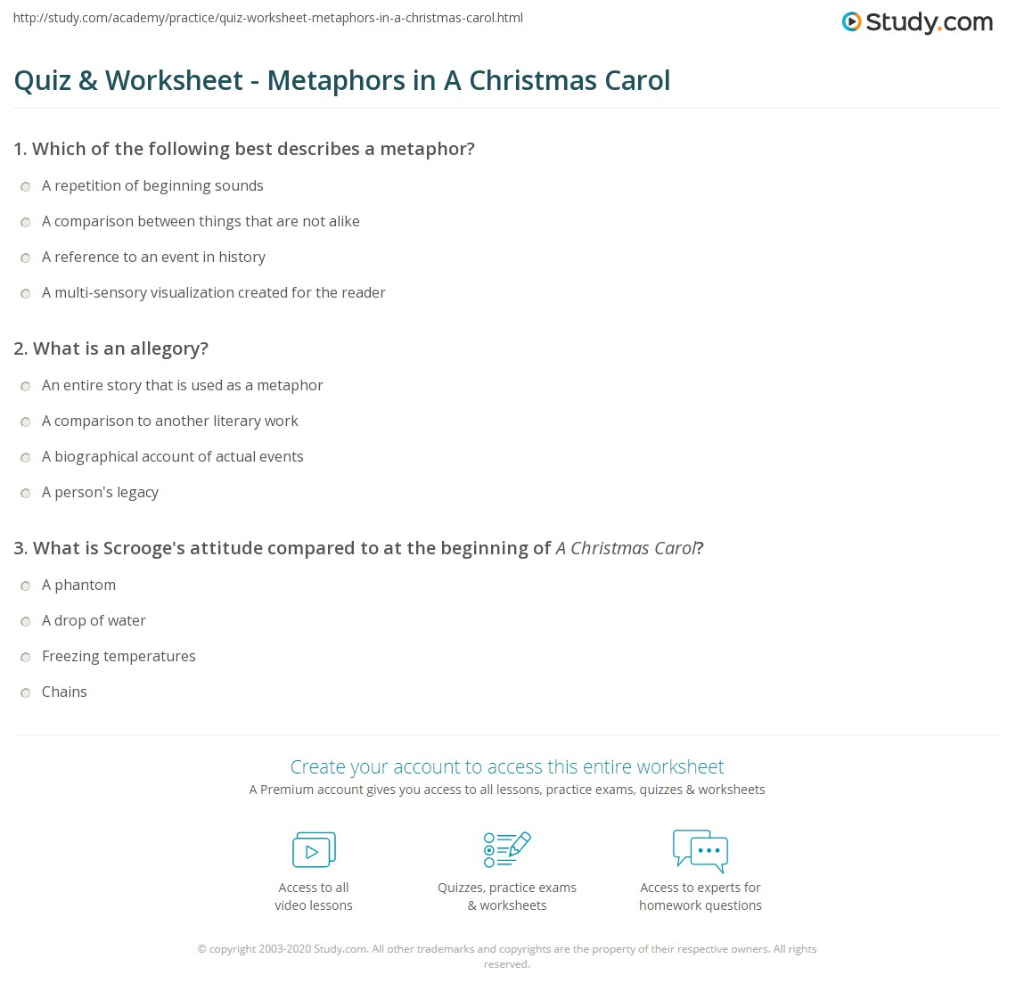 quiz worksheet metaphors in a christmas carol study a christmas carol allegory worksheets Quiz & Worksheet - Metaphors In A Christmas Carol | Study | A Christmas Carol Allegory Worksheets