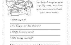 Reading Comprehension Christmas Worksheet - Worksheets Library | 3rd Grade Christmas Reading Comprehension Worksheets