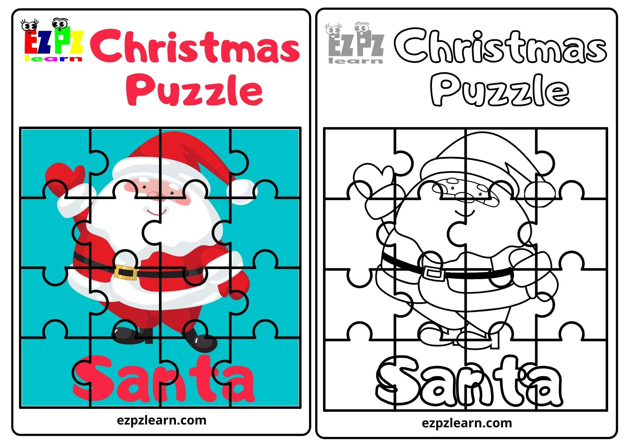 santa christmas puzzle hard ezpzlearn christmas puzzle worksheets printable Santa Christmas Puzzle Hard - Ezpzlearn | Christmas Puzzle Worksheets Printable