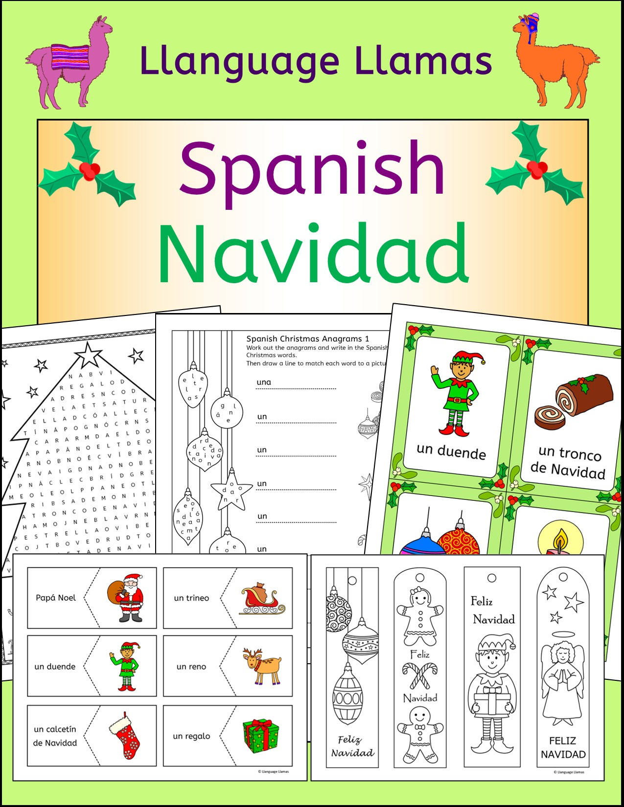 Spanish Christmas - Navidad - Fun Activities, Worksheets, Wordwall | Free Printable Spanish Christmas Worksheets