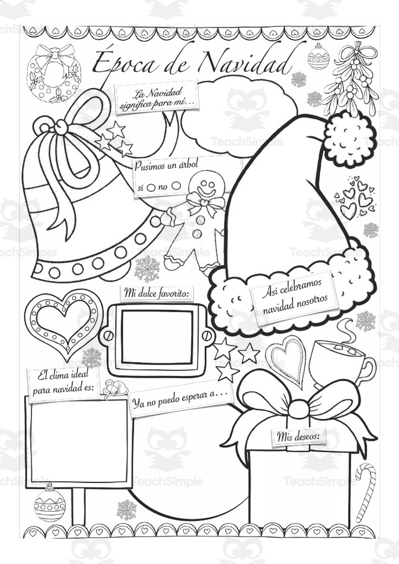 Spanish: Christmas Season | All About Worksheets - Worksheets Library | Spanish Christmas Worksheets Printable