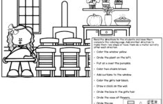 Christmas Following Directions Worksheets Free