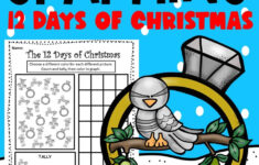 The 12 Days Of Christmas Graphing Worksheets | Madeteachers | 12 Days of Christmas Math Worksheets