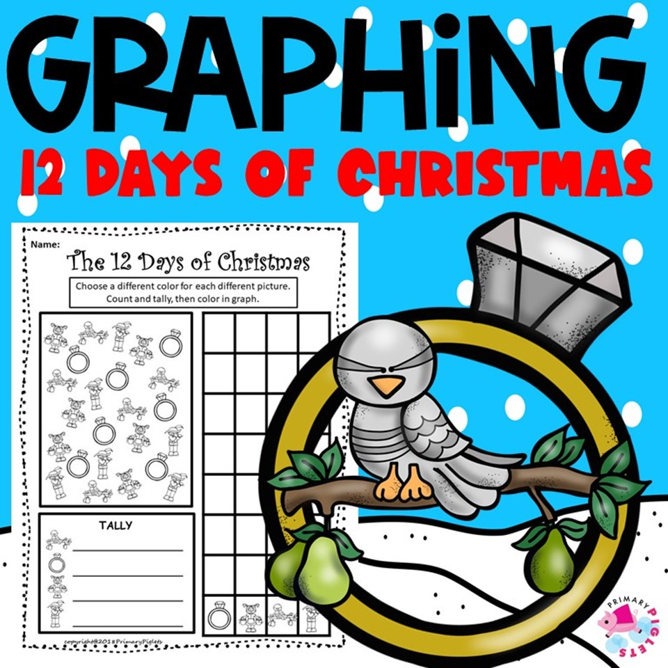 the 12 days of christmas graphing worksheets madeteachers 12 days of christmas math worksheets The 12 Days Of Christmas Graphing Worksheets | Madeteachers | 12 Days of Christmas Math Worksheets