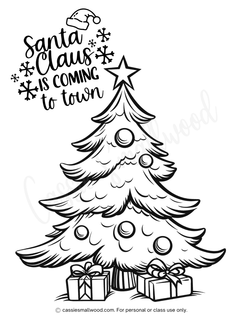 the best christmas tree coloring pages cassie smallwood christmas tree color worksheets The Best Christmas Tree Coloring Pages - Cassie Smallwood | Christmas Tree Color Worksheets