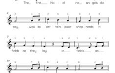 First Letter of Christmas Carols Worksheets