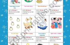 Twelve Days Of Christmas Math Story Problems - Classroom Freebies | Twelve Days Of Christmas Worksheets Math