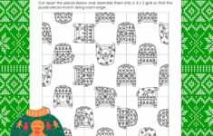 Ugly Christmas Sweater Square Edge Matching Puzzle | Math = Love | Ugly Christmas Sweater Worksheets Answer Key