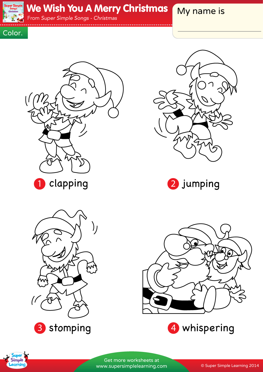 we wish you a merry christmas worksheet vocabulary coloring we wish you a merry christmas worksheets We Wish You A Merry Christmas Worksheet - Vocabulary Coloring | We Wish You A Merry Christmas Worksheets