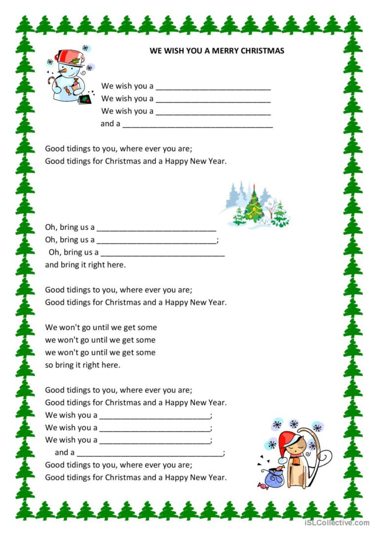 we wish you a merry christmass ga english esl worksheets pdf doc we wish you a merry christmas worksheets We Wish You A Merry Christmass Ga…: English Esl Worksheets Pdf & Doc | We Wish You A Merry Christmas Worksheets