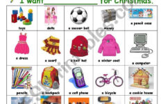What Do You Want For Christmas? - Esl Worksheetvivienliuwei | What I Want For Christmas Worksheets