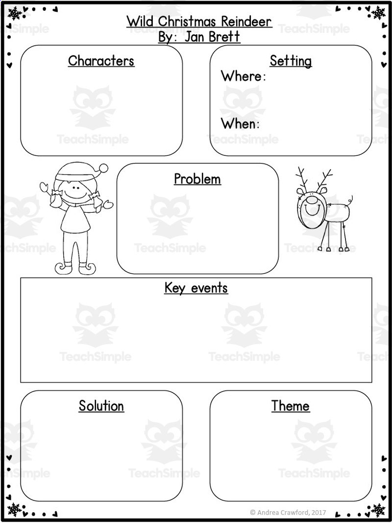 wild christmas reindeerjan brett reading comprehension activities the wild christmas reindeer worksheets Wild Christmas Reindeerjan Brett | Reading Comprehension Activities | The Wild Christmas Reindeer Worksheets