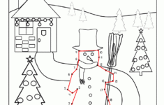 Winter Dot To Dot | Dot To Dot Christmas Worksheets