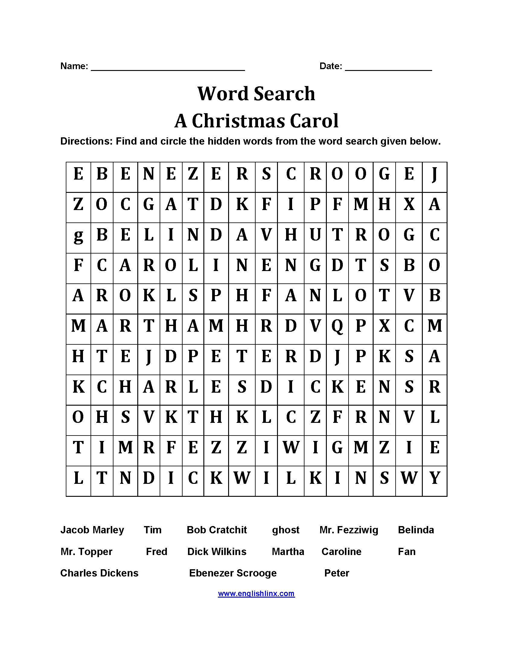 word search worksheets christmas carol word search worksheets christmas carol worksheets free Word Search Worksheets | Christmas Carol Word Search Worksheets | Christmas Carol Worksheets Free